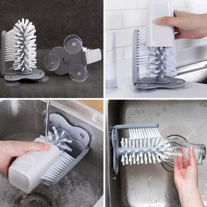 Suction Bottle Cleaning Brush